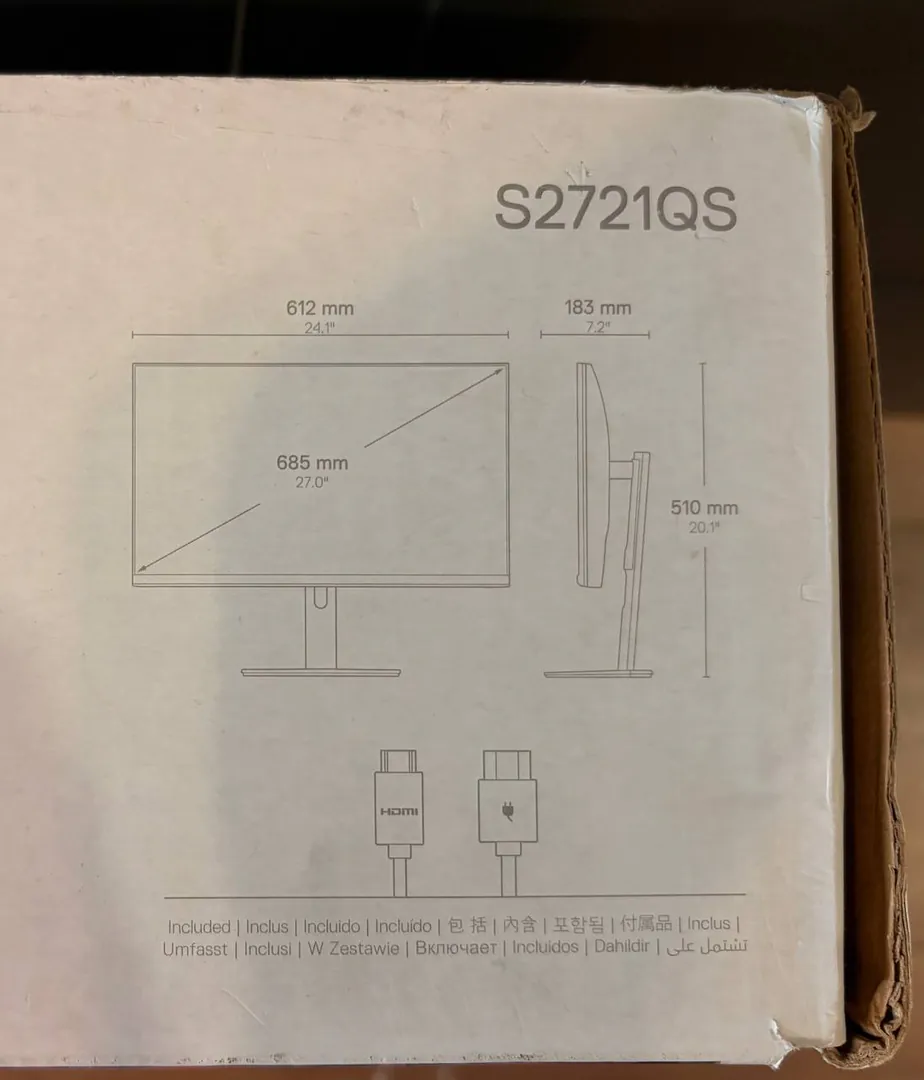 Dell S2721QS 27" 4K Monitor — photo 1