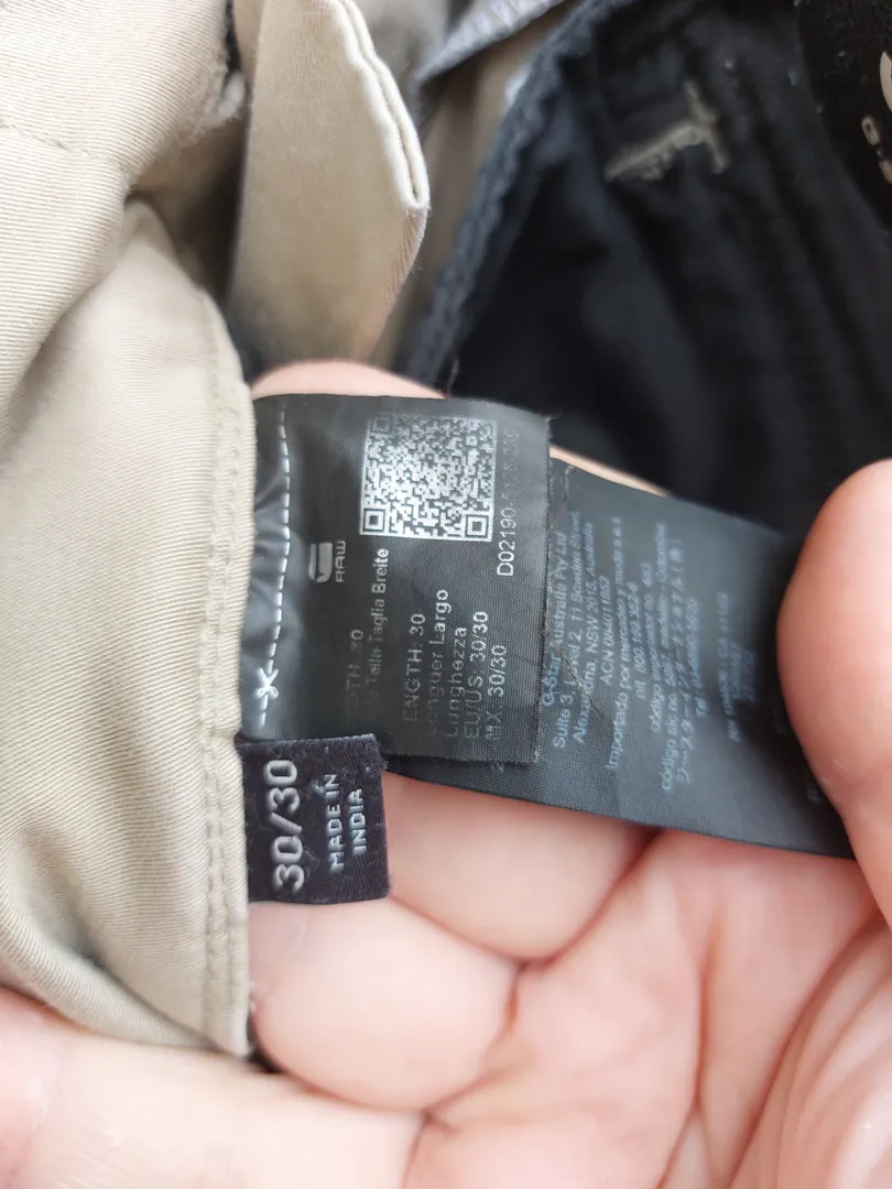 G-star raw cargo штаны. Состояние: отличное. — фото 1