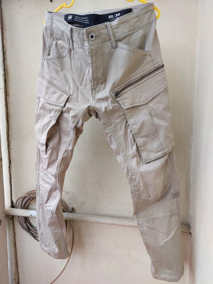 G-star raw cargo штаны. Состояние: отличное. — фото 4