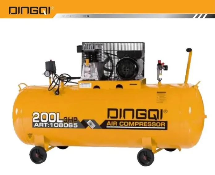 ჰაერის კომპრესორი DINGQI 108065 (200L, 2.2KW) — ფოტო 1