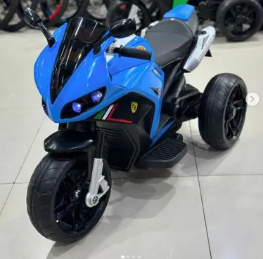 Kids electric motorcycle 900-BLU — photo 2
