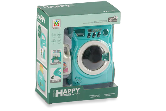 Children's toy washing machine with batteries, — photo 1
