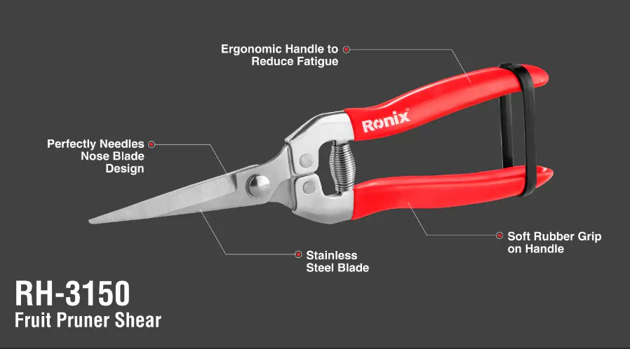 ხილის სასხლავი მაკრატელი Ronix RH-3150 — ფოტო 1
