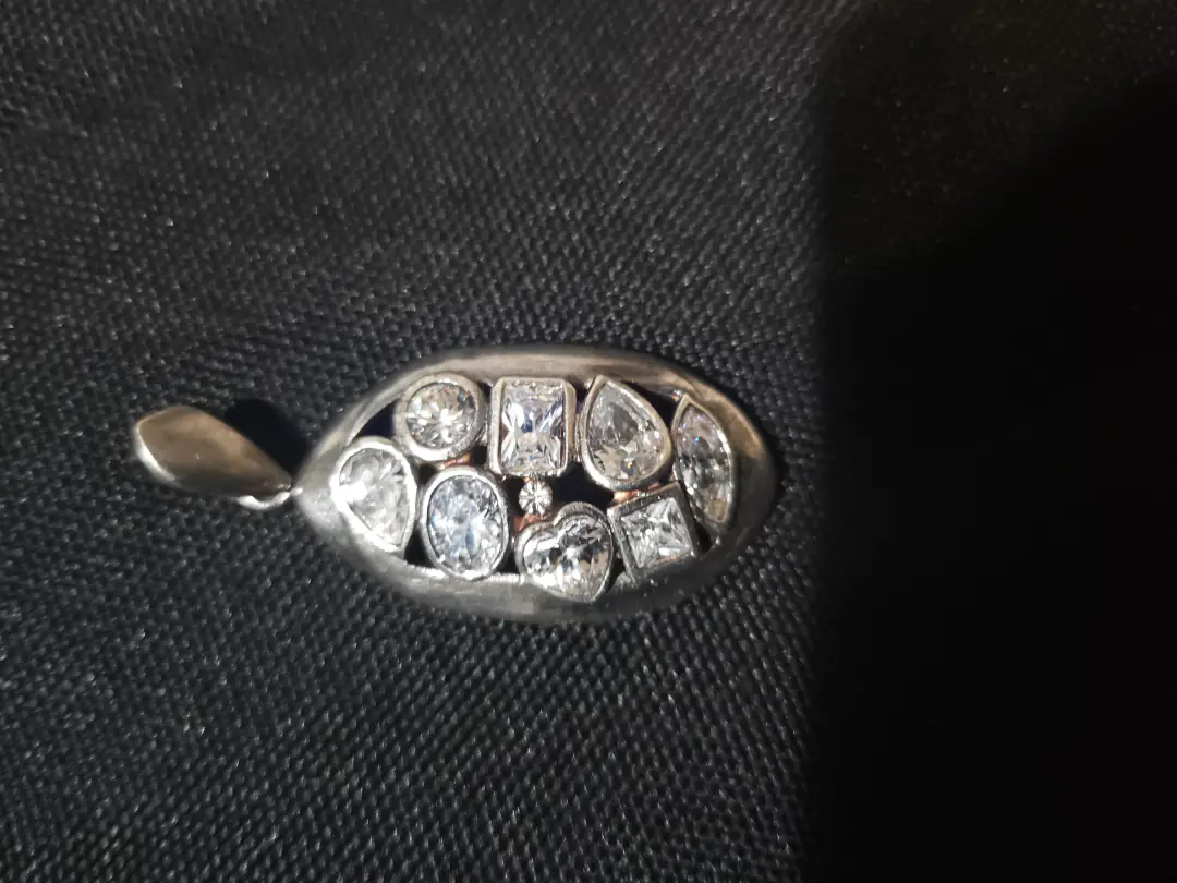 Vintage silver pendant — photo 4