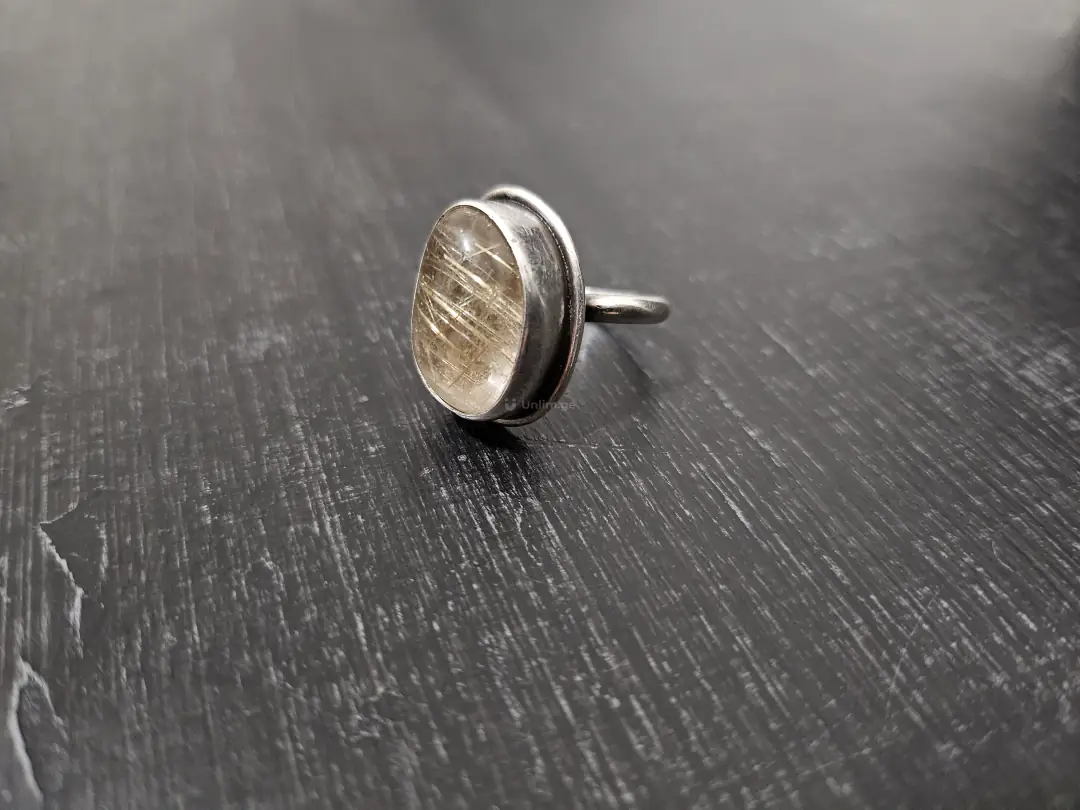 Vintage silver ring — photo 1