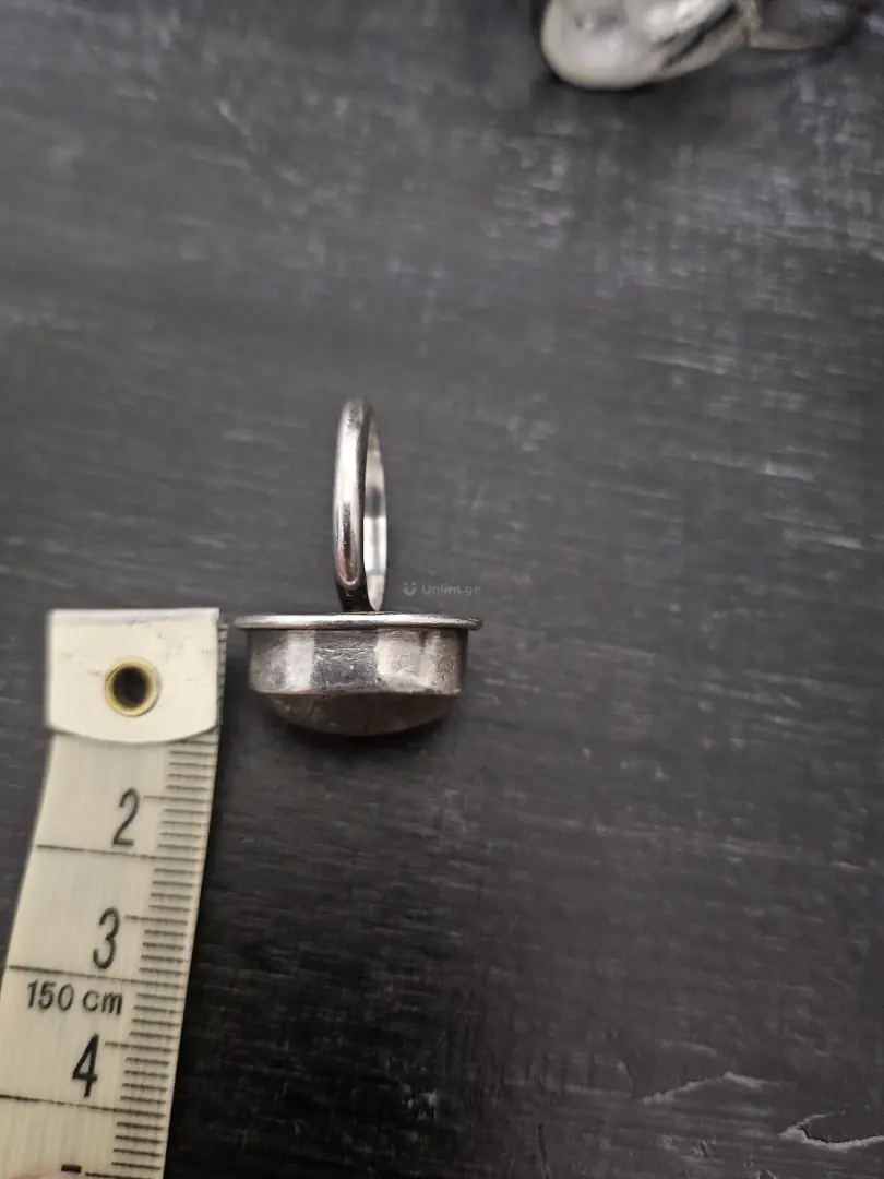 Vintage silver ring — photo 4
