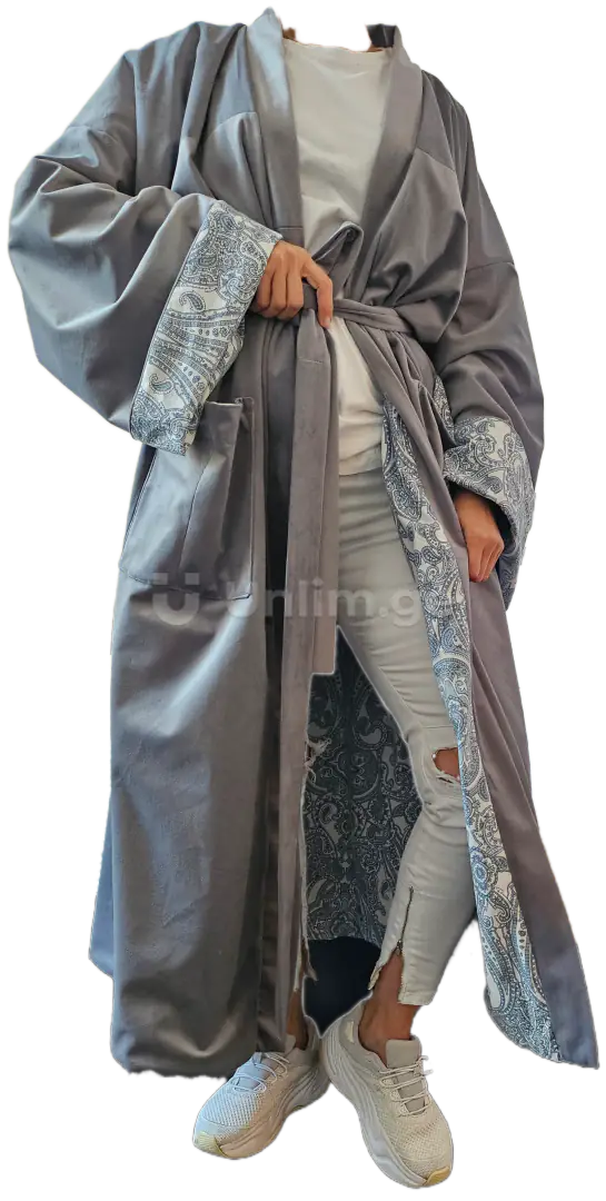 Kimono haori maxi cardigan — photo 1