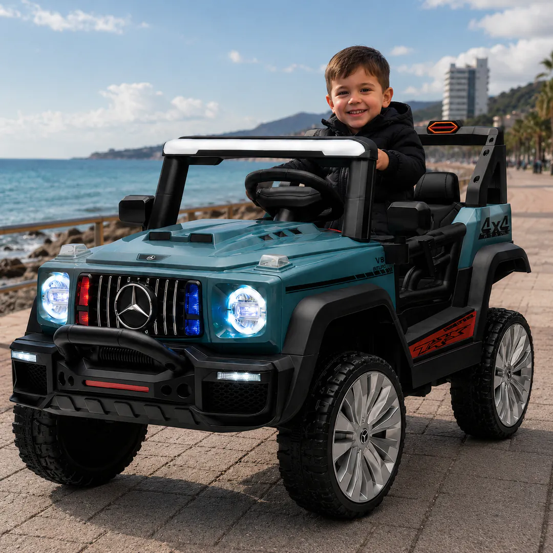 Children's electric car MercedesF-9688-GREEN (4 — photo 1