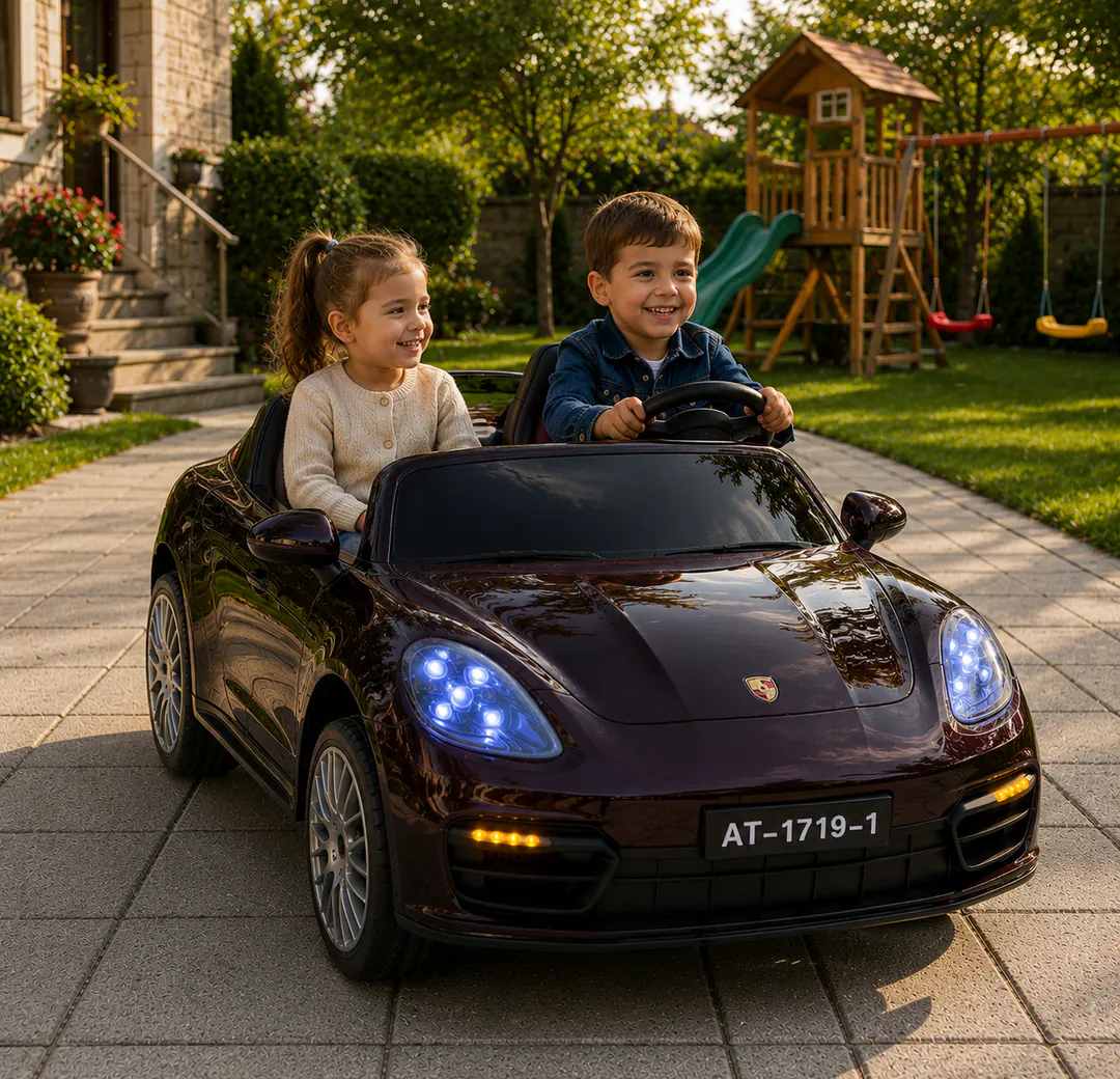Children's Electric Car Porsche AT-1719-R (2 — photo 1