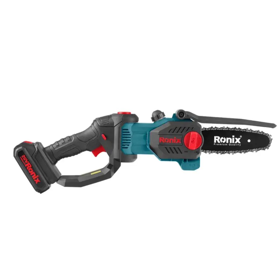 უსადენო ჯაჭვური ხერხი Ronix-8600 20v — ფოტო 2