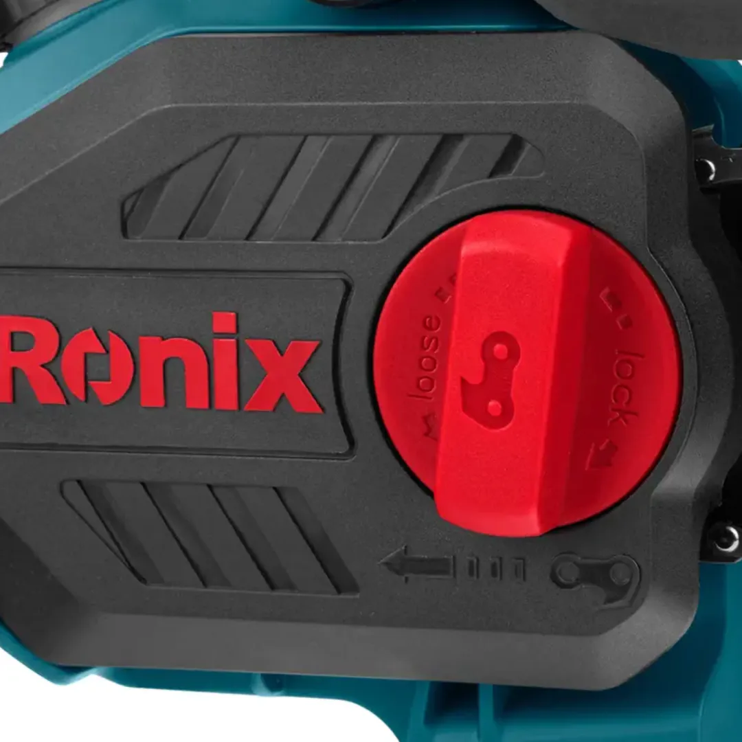 უსადენო ჯაჭვური ხერხი Ronix-8600 20v — ფოტო 3