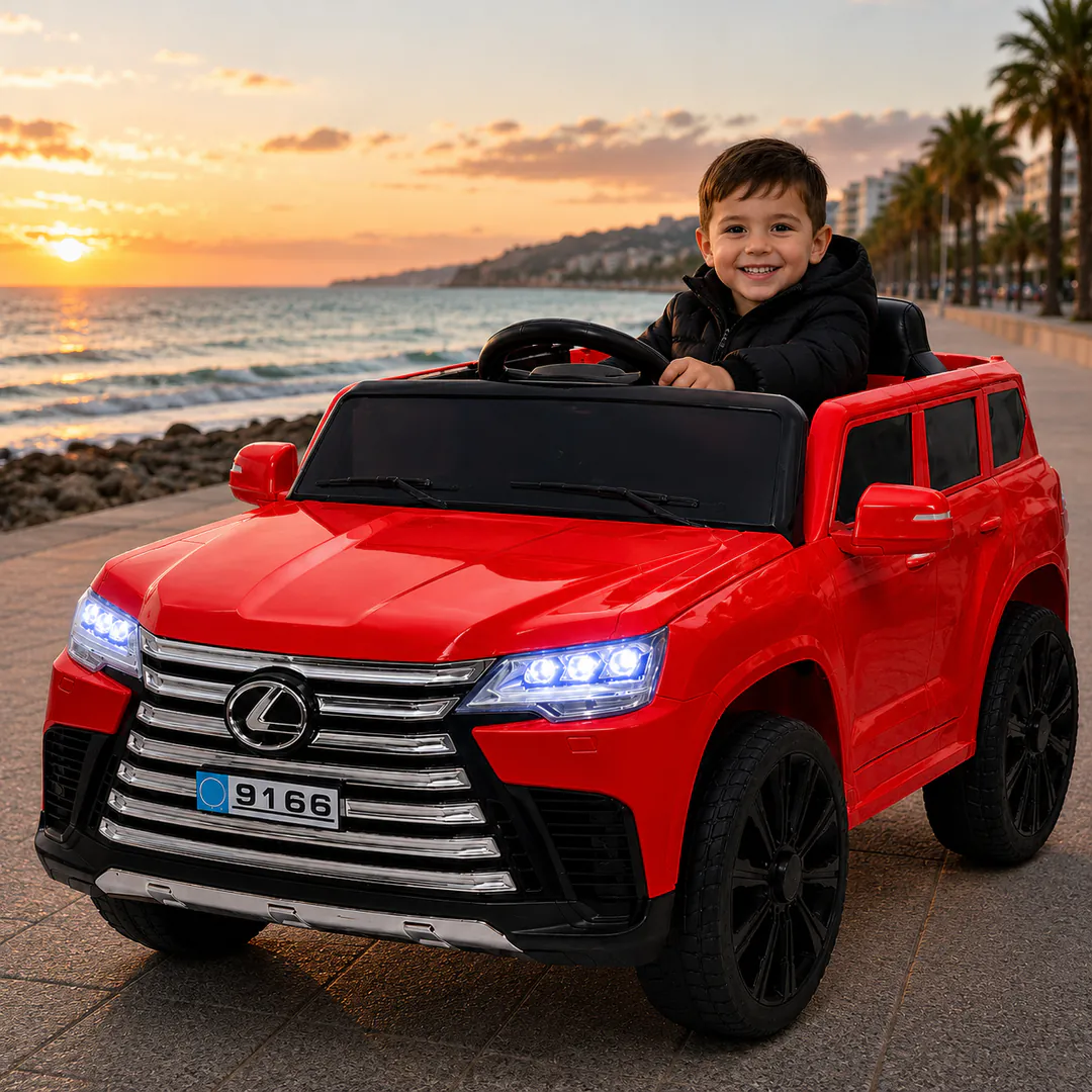 Children's electric car Lexus 9166-R (4 motors, — photo 1