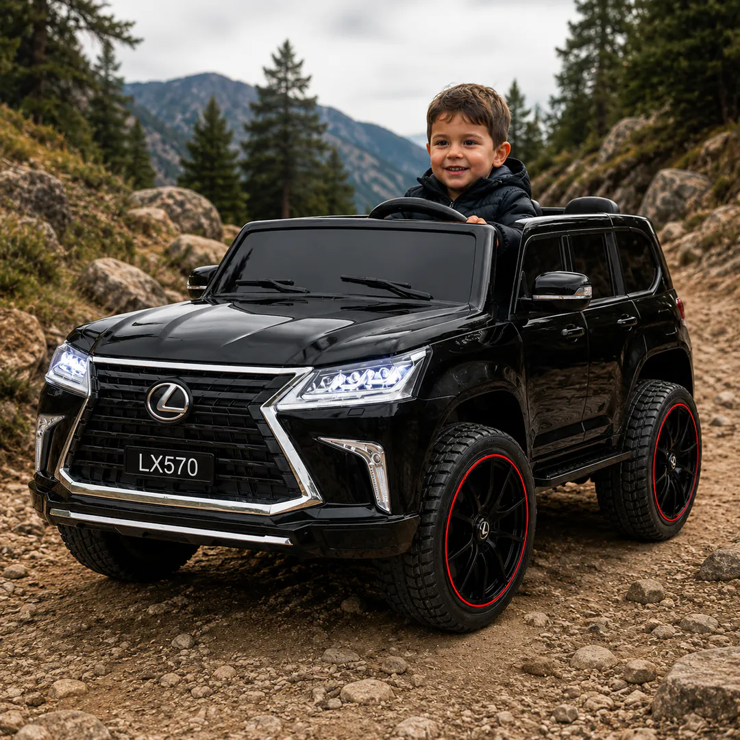 Children's Electric Jeep Lexus LX-570-B (2 motors, — photo 1