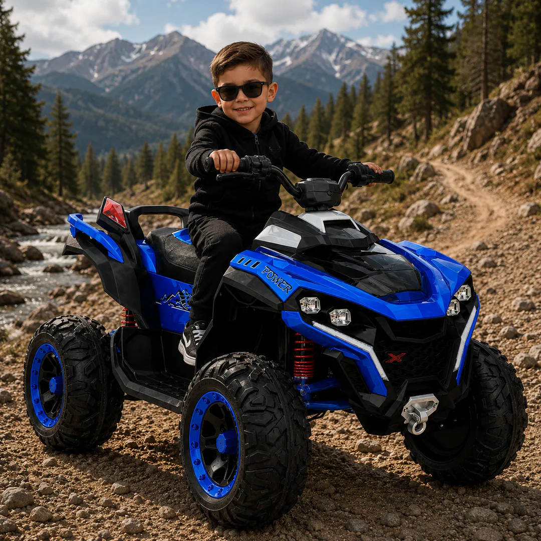 Children's Electric Quad Bike OFF-ROAD JM-901-BLU (4×4, — photo 1