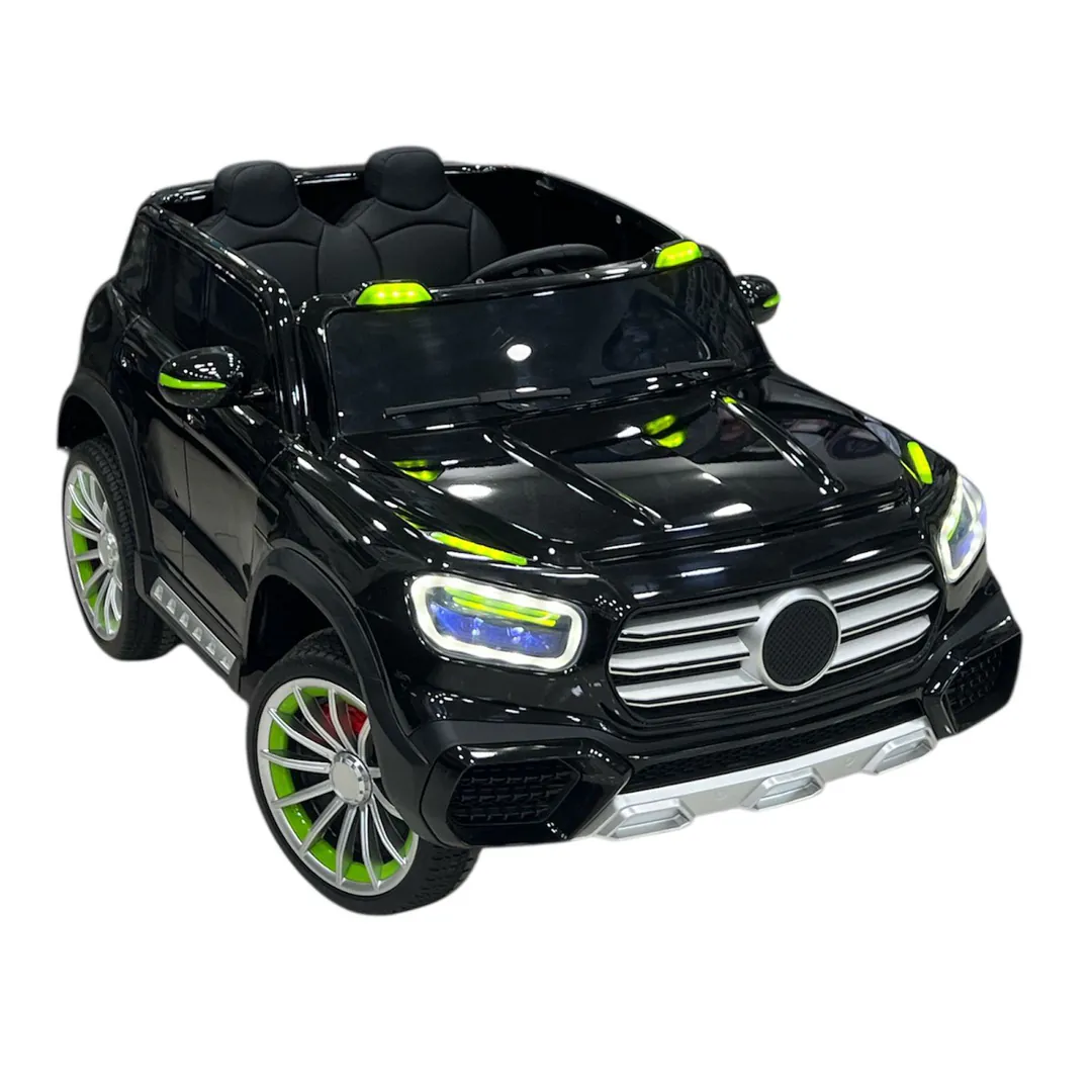 Children's electric car Mercedes-Benz with leather seat — photo 1