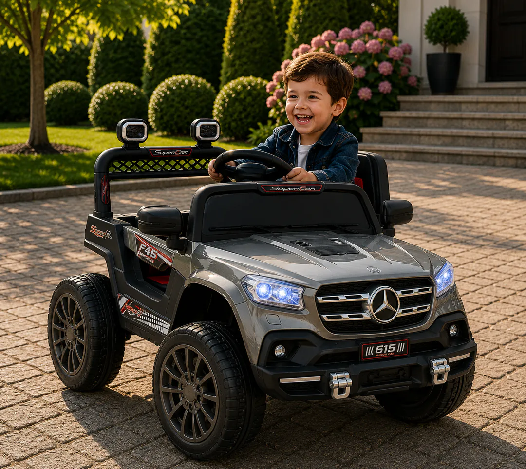 საბავშვო ელექტრო მანქანა Mercedes-Benz D-615CER — ფოტო 2