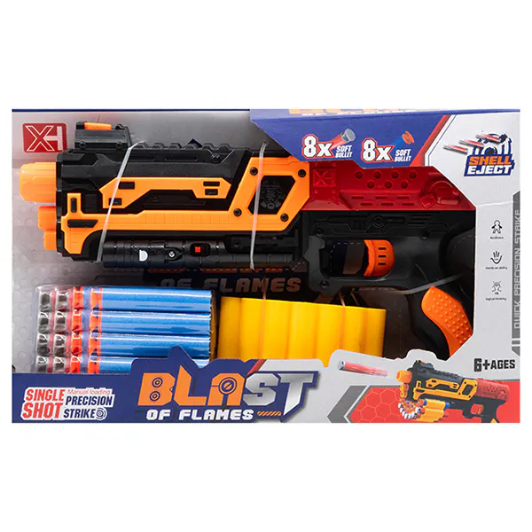 Children's toy Nerf pistol with soft darts — photo 1