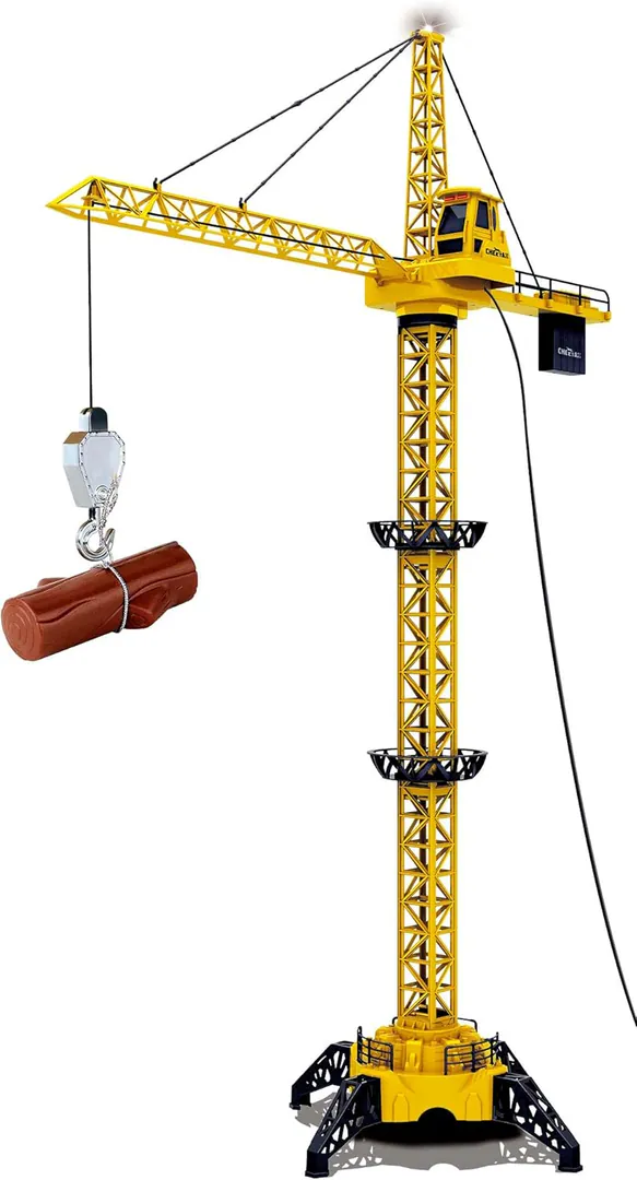 Children's toy construction crane R/C with lighting — photo 3
