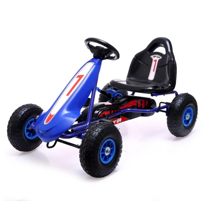 Children's metal pedal go-kart 9288BLU — photo 1