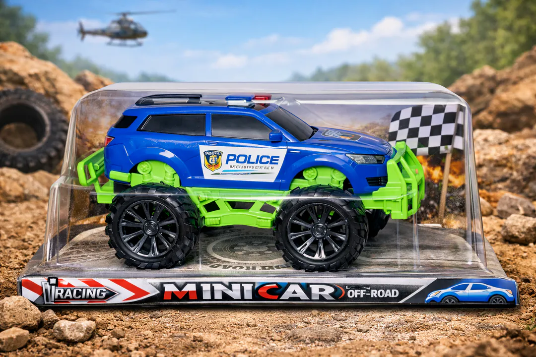 Children's Toy Police Mini Car Off-Road – — photo 1