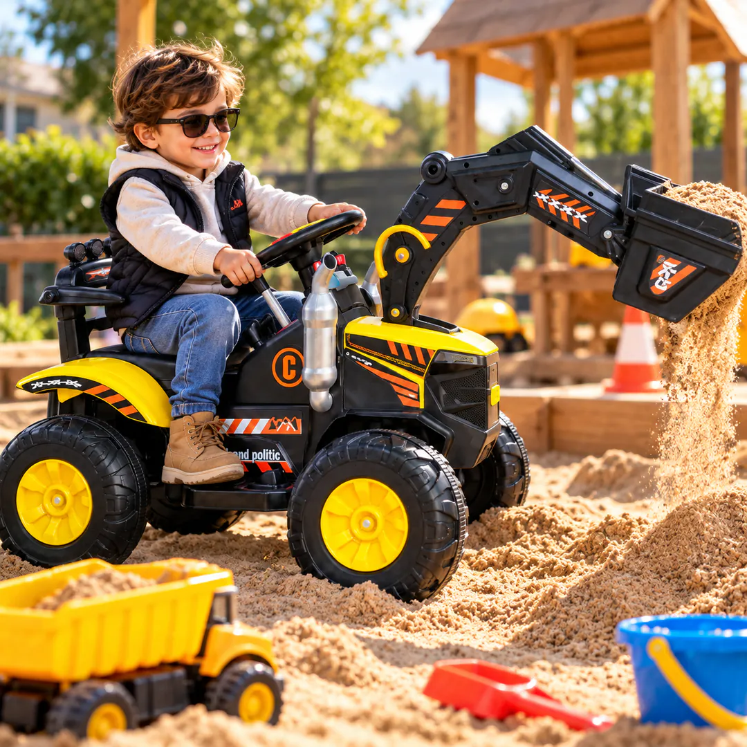 Children's Electric Excavator EXS-9157-R — photo 2
