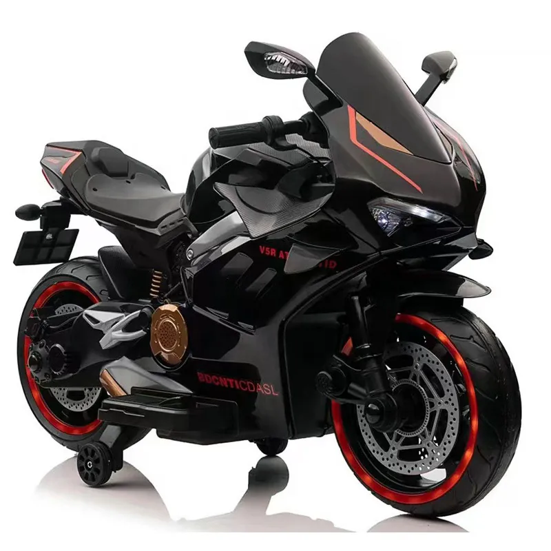 Children's Electric Motorcycle V5R-BLACK — photo 1