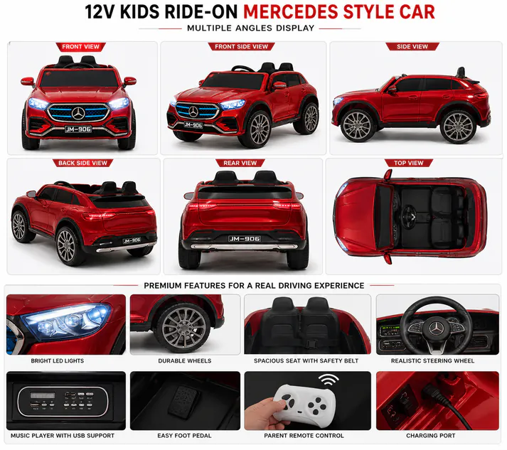 Children's Electric Car Mercedes JM-906-R (2 — photo 3