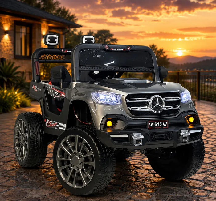 საბავშვო ელექტრო მანქანა Mercedes-Benz D-615CER — ფოტო 1