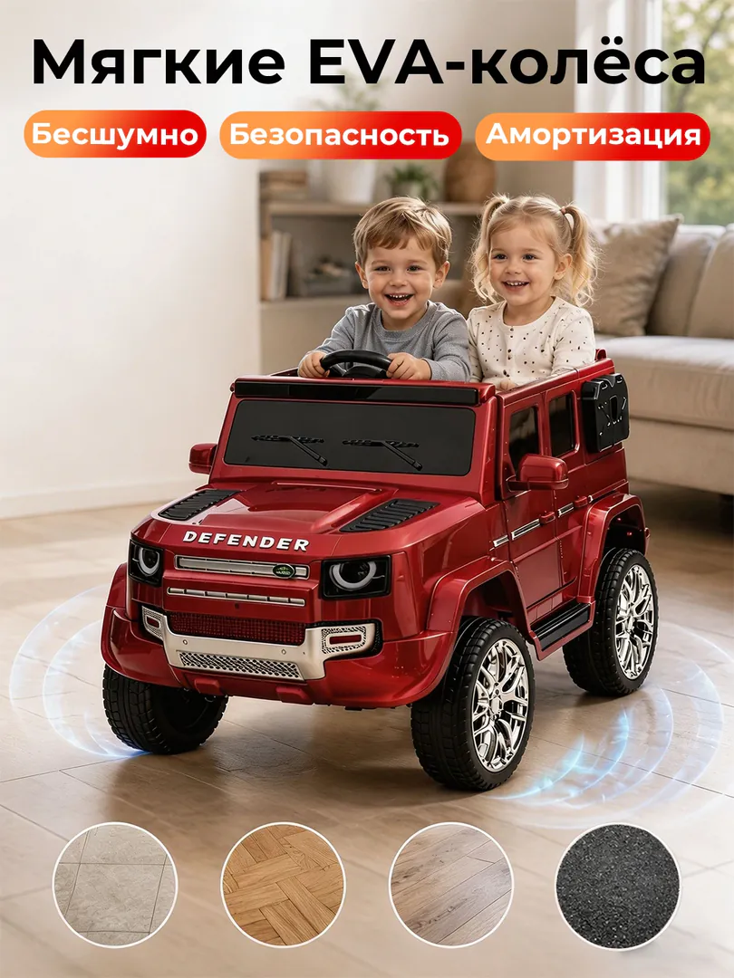 Детский электро джип Range Rover W1688-R(4 — фото 7