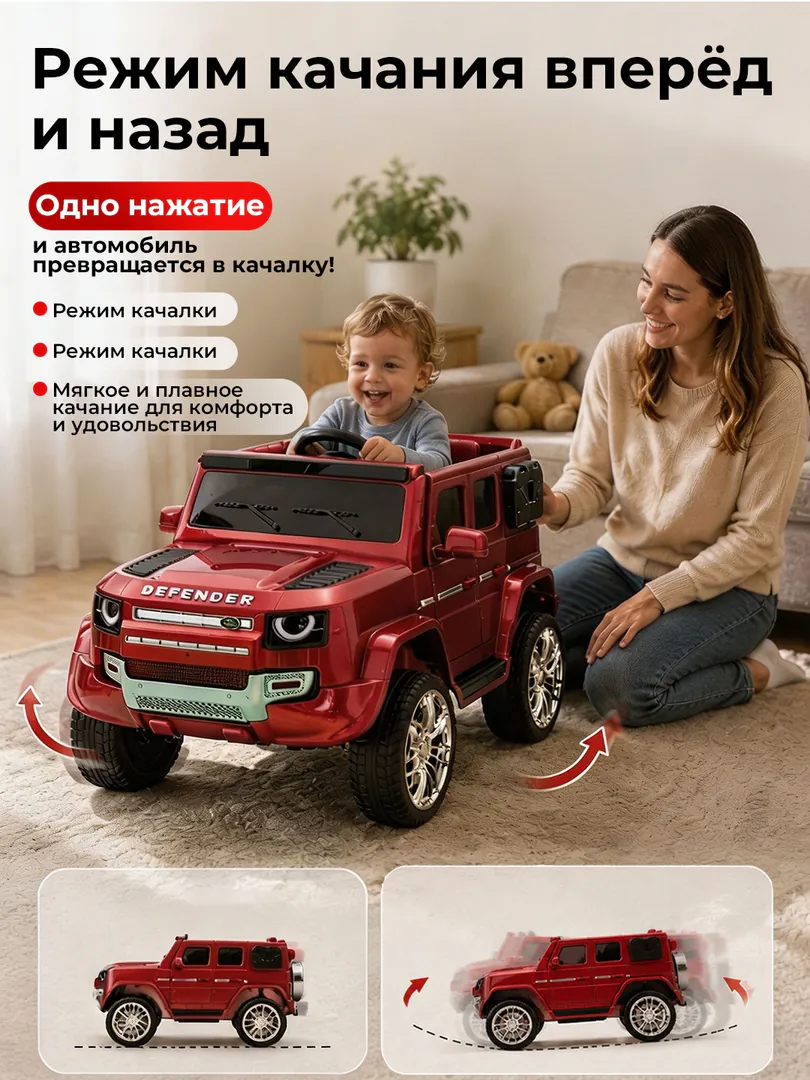 Детский электро джип Range Rover W1688-R(4 — фото 9