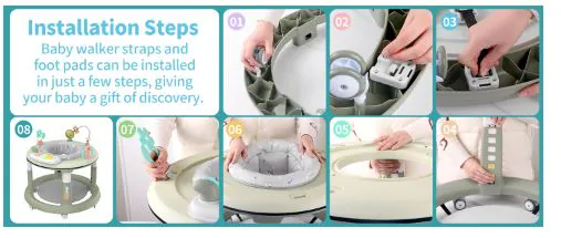 Baby Walker with 360-Degree Rotating Seat — photo 4