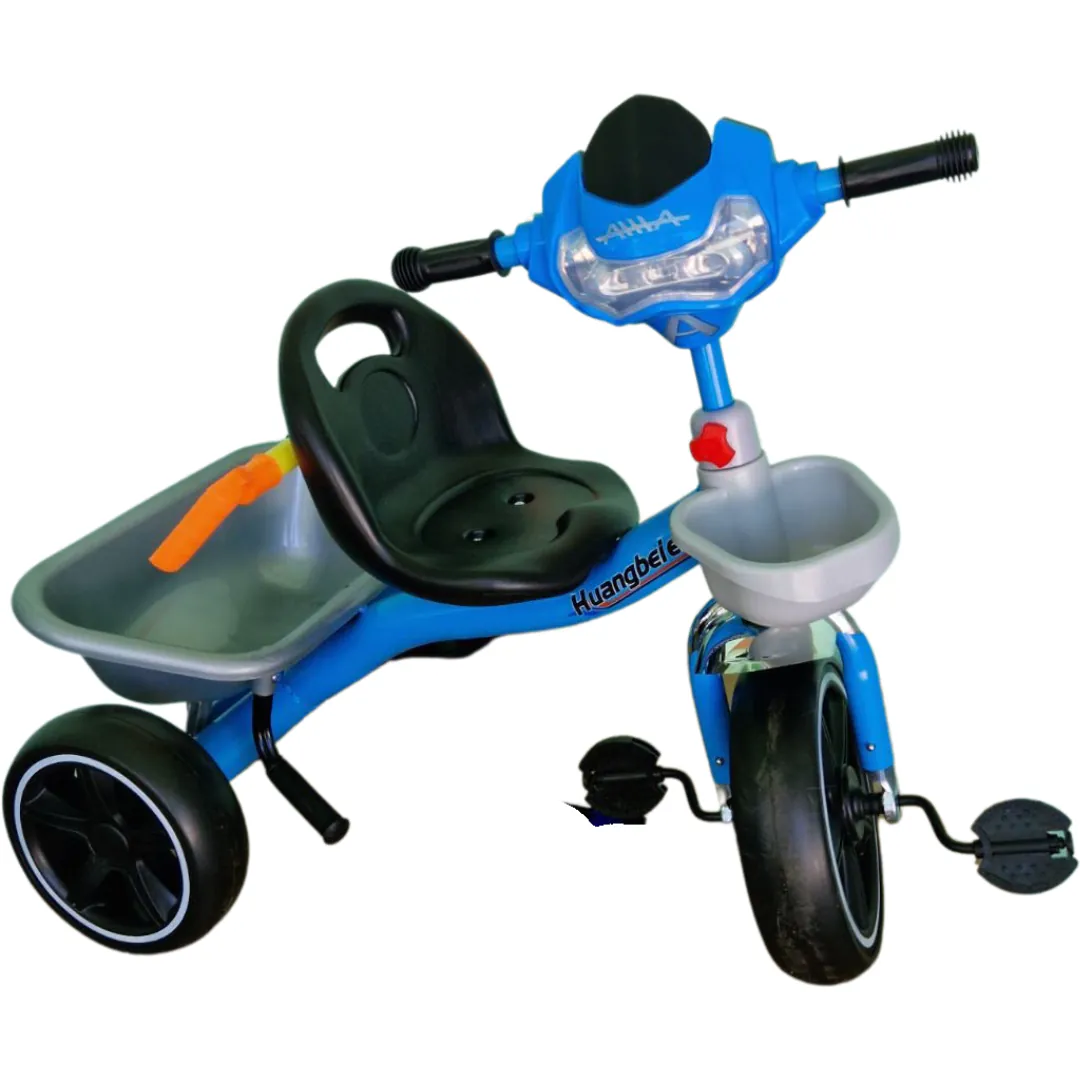 Children's three-wheeled pedal bicycle 606BLU — photo 1