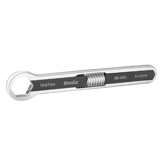 Universal adjustable wrench Ronix RH-2451 (5-27 mm) — photo 1