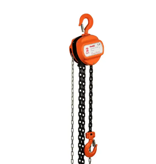 Manual chain hoist (tackle) RONIX RH-4104, 2 tons — photo 1