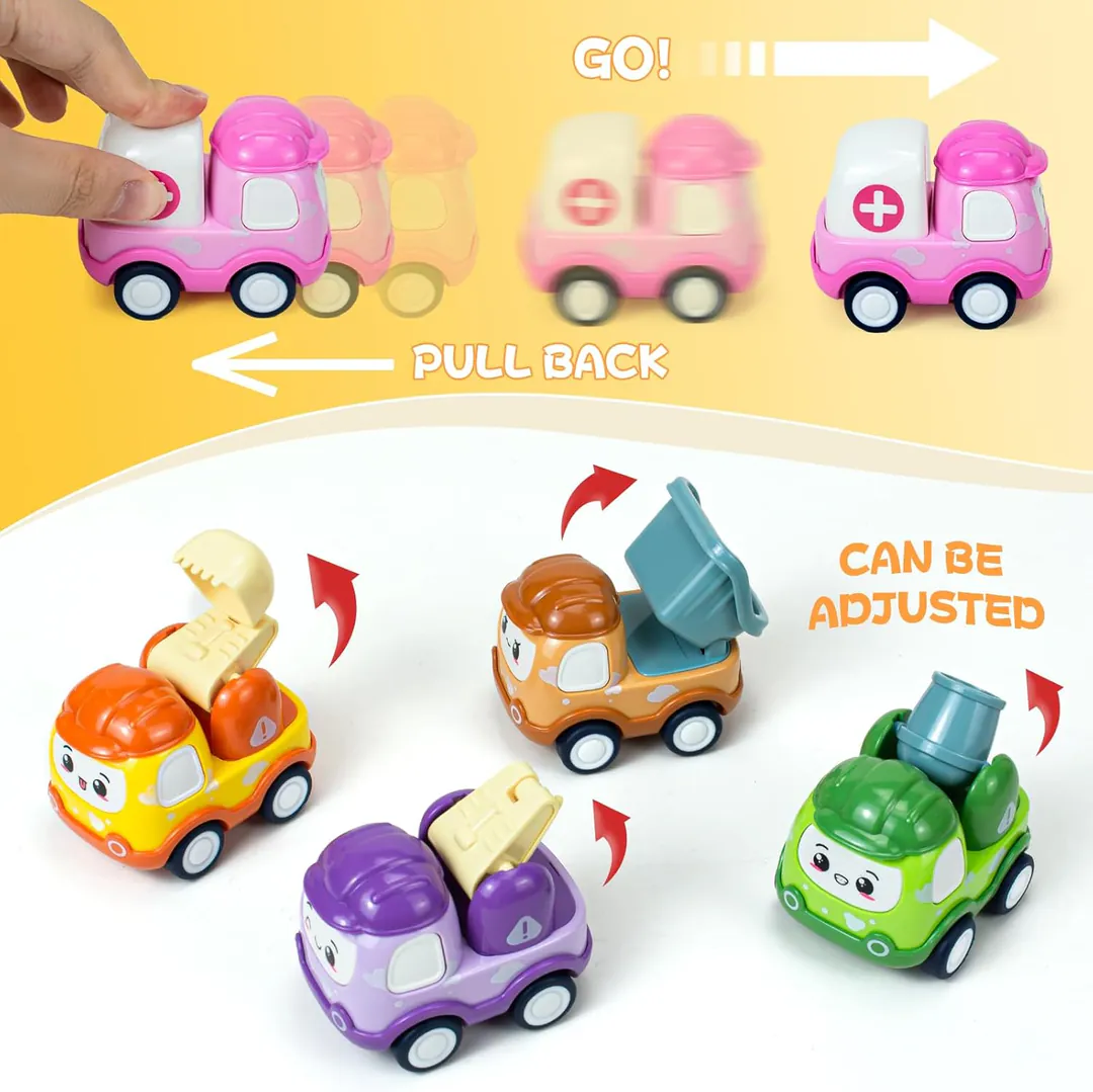 Children's toy truck set with 6 wagons — photo 2