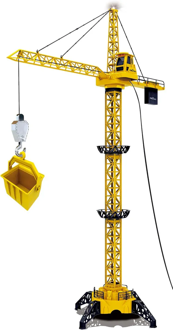Children's toy construction crane R/C with lighting — photo 4