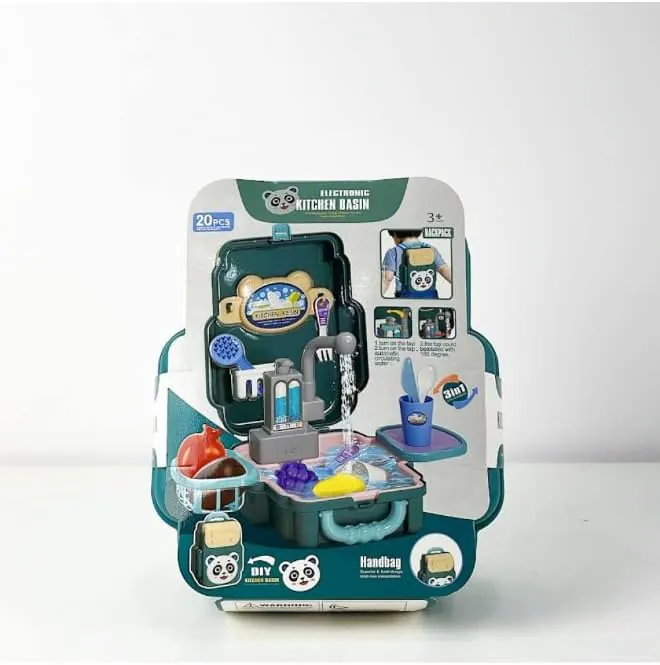 Children's Toy Kitchen Sink Set in Suitcase GH-688-106A — photo 4