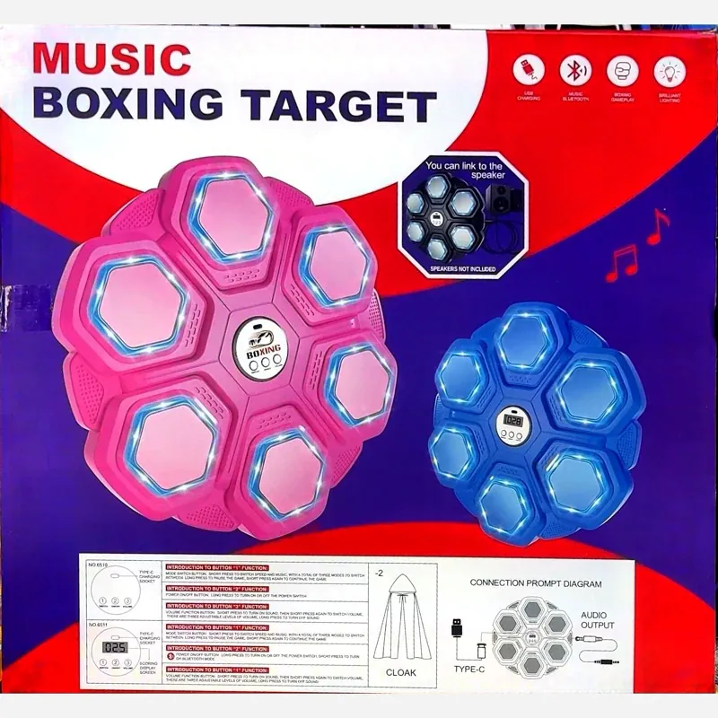Children's Musical Boxing Target - Pink GH-6511-2-PINK — photo 1