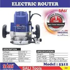 Electric Router 12MM/1500W P360312S-5312S SALI — photo 2