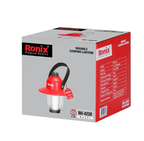 კემპინგის სანათი Ronix RH-4228, 300Lm — ფოტო 5
