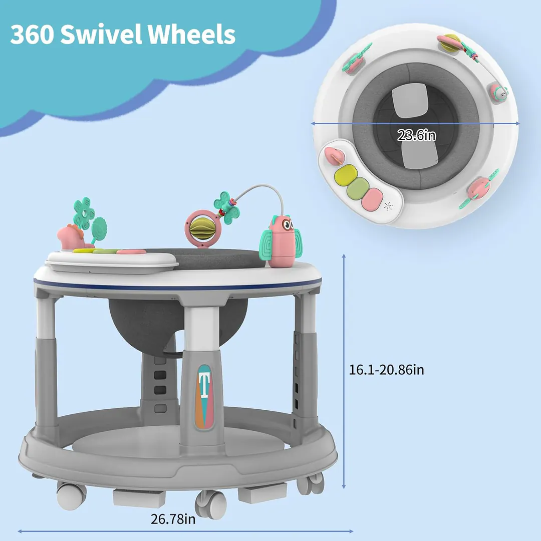 Baby Walker with 360-Degree Rotating Seat — photo 5