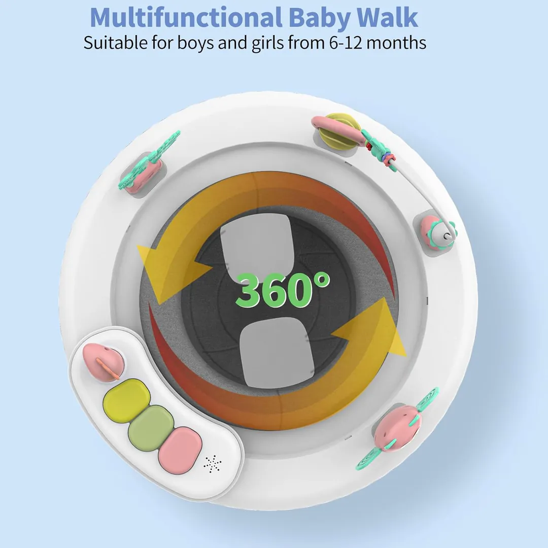 Baby Walker with 360-Degree Rotating Seat — photo 6