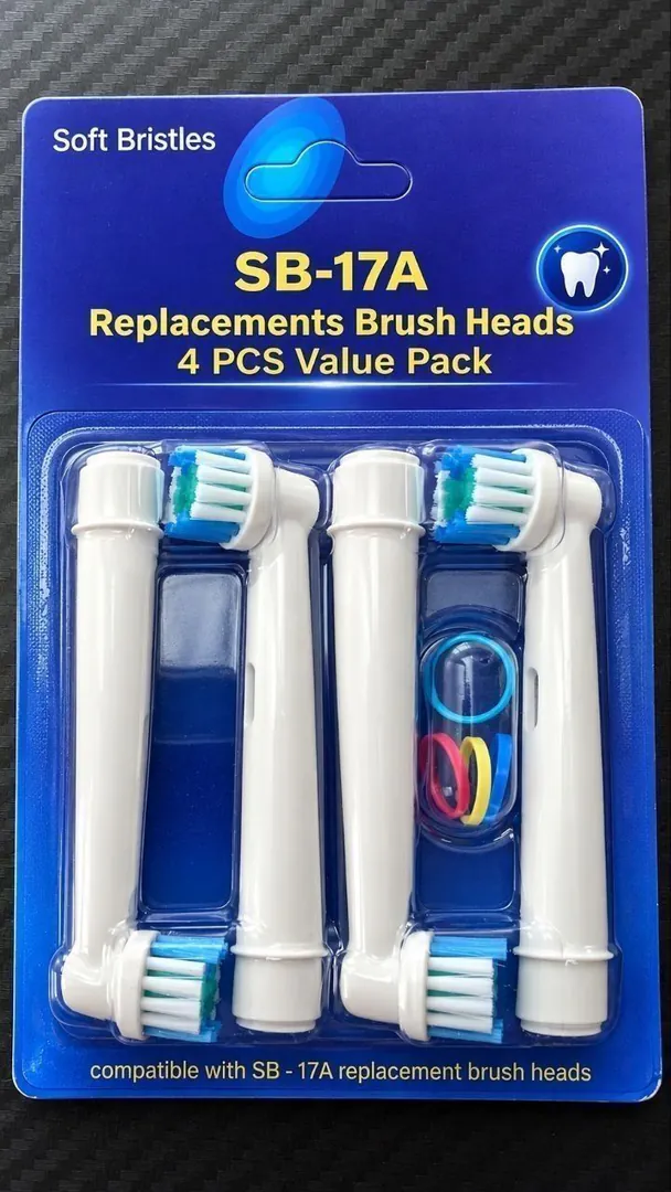 Oral-b კბილის ფუნჯის თავსართები — ფოტო 1