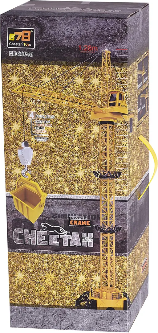 Children's toy construction crane R/C with lighting — photo 7