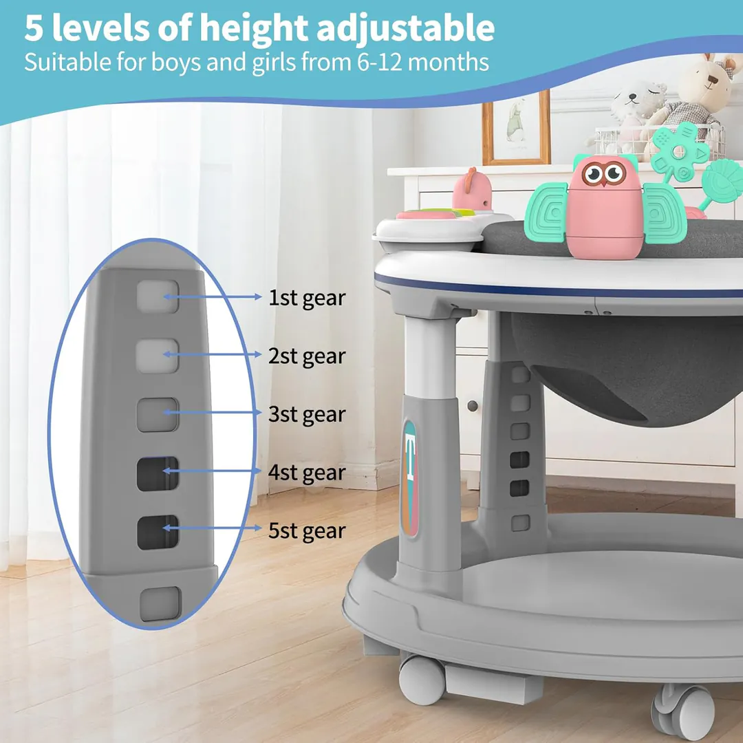 Baby Walker with 360-Degree Rotating Seat — photo 9