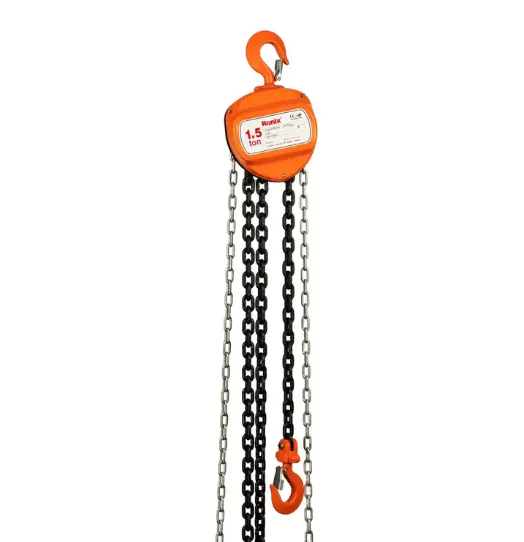 Manual chain hoist (trolley) RONIX RH-4103, 1.5 tons — photo 1