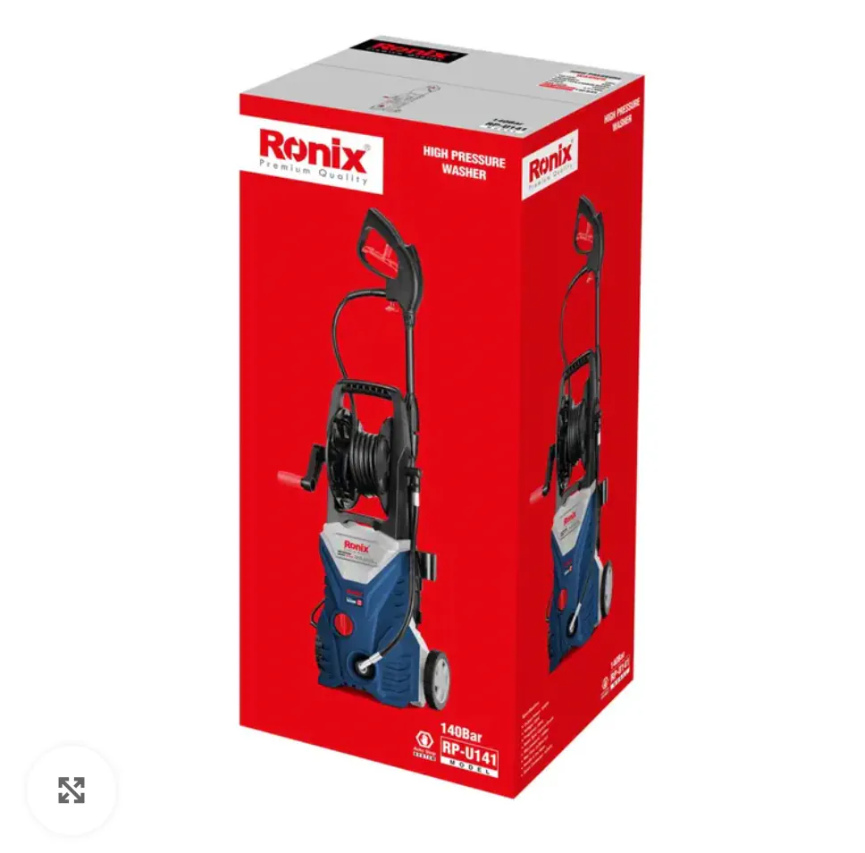 მაღალი წნევის აპარატი Ronix RP-U141, 140bar 1650w — ფოტო 3