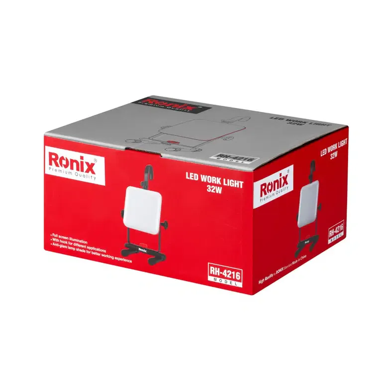 სამუშაო LED სანათი Ronix RH-4216, 32w — ფოტო 6