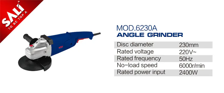 კუთხსახეხი SALI 6230A (2400 W) — ფოტო 7