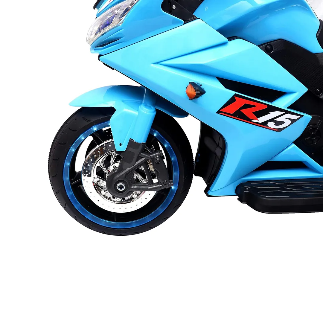 R15BLU with rubber tires / leather seat. — photo 4